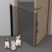 Adjustable Door Partition Retractable Dog Gate Portable Pet Net Fence Cat Baffle No Punching Childproof Cat Baffle For Deck Pool