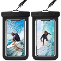 IPX8 Waterproof Phone Case Outdoor Floating Airbag With Lanyard For iPhone/Xiaomi/Huawei For Swimming Diving Beach Outdoor Sport