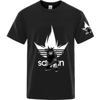 Dragon Ball Logo Print Summer Refreshing without clinging to the body Quick-dry Top 2026 Men's Goku Round Neck T-shirt