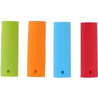 Increase the thickened silicone pot handle, frying pan, silicone handle gloves, heat insulation and non-slip pot handle