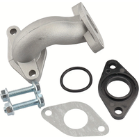 AliExpress NONE Motorcycle Carburator Intake Pipe Manifold with Gasket Screw Kit For 50cc 70cc 90cc 110cc 125cc Engine Pit Dirt Bike ATV Quad