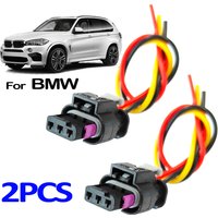 2PCS For BMW 1 E82 F20 2 3 E90 4 5 7 Series X1 F48 X3 F25 X5 F15 X7 G07 X6 3pin Parking Sensor Plug Connector W/ Wire 4F0973703
