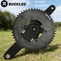 BUCKLOS Road Bike Chainwheel for Shimano R7000 R8000 R7100 R8100 R9100 R9200 110Bcd Crown Aluminum Alloy 46-58T Bike Chainring