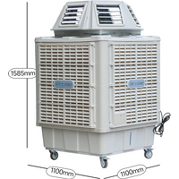 High Efficiency 25000CMH Evaporative Air Cooler, Ice Fan for Workshop, Cooling System, Pump Motor, Industrial Quality