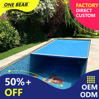 Any Size Custom Flexible PVC Pool Cover Waterproof Corrosion Resist Light Damp Block Outdoor Yard Garden Pool Daily Safe Protect