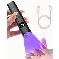 1pcPortable UV LED Nail Lamp Handheld UV Light For Nails, High Power Lamp Beads Nail Dryer Professional Nail Drying Lamp For Gel