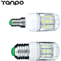 Hot E27 E14 7W LED Corn Light Bulbs DC2V DC24V Luce LED Screw Base Neutral White Lamps 360 Ray For Home Lighting Decoration