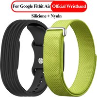 Oficjalny sportowy pasek z nylonu i silikonu do Google Fitbit Air, wygodna bransoletka na nadgarstek, akcesoria do Google Fitbit Air