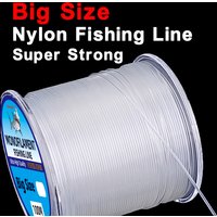 100m Big Game Monofilament Fishing Line Sea Fishing Nylon Fishing Line Super Strong Thick Fishline Japan Material Fishing Goods