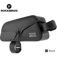 ROCKBROS Cycling Bag 0.6L Or 0.9L Magnetic Waterproof Road Bike Bag Front Beam Tube Bag Riding Bicycle Bag Accessories