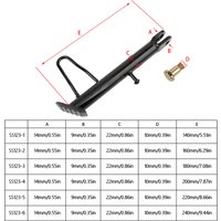 AliExpress PowerMotor Universal Motorcycle Kickstand Side Stand Foot Bracket Motor Scooter Side Stand Support For Motorbike Moped Motocross E-bike