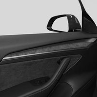 Suitable For Tesla Model3 (2019-2022)/ModelY (2019~) Door Frame Decorative Strip Sticke Made Of Alcantarar Sticker