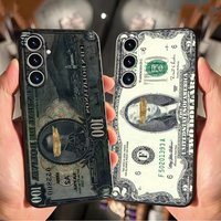 Case for Samsung Galaxy S26 S25 S26 S24 Plus S20 Ultra S23 S21 FE S10 S9 Note 20 8 9 10 Funda Phone Cover Cool 100 Dollars Bank