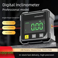 Magnetic Dual-Laser Inclinometer Digital Electronic Level Digital Angle Measuring Instrument Protractor Specially for Woodworkin