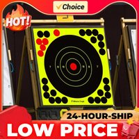 5/10/20/30/50/100PCS Splatter Target High Visibility Adhesive Shooting Target Stickers Reactive Hunting Shooting Training Paper