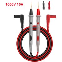 1000V 10A/20A Multimeter Test Leads, Extra Sharp Needle Tip Probe Wire Pen Cable for Digital Multimeter Tester