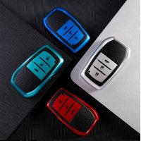 TPU Leather Car Key Case Cover for Toyota Yaris Prius Camry Corolla Avensis Verso Prado REIZ Crown RAV4 C-HR Aygo Scion TC IM