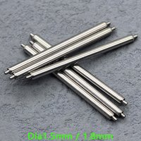 10/20PCS Stainless Steel link Pins 1.5mm/1.8mm No Support Spring Bar Dia Fit for Watch Strap Width 12mm-26mm Watch Bracelet Pins
