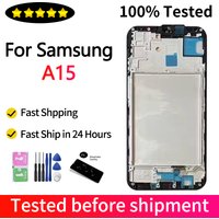 Tested A15 LCD For Samsung A15 4G SM-A155F LCD Display Touch Screen Digitizer For Samsung A15 5G SM-A156B Display Replacement