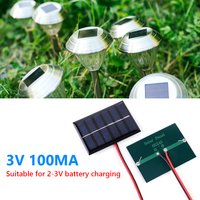 Mini Solar Panel 3V 0-100MA for Solar Advertising Lights Small Solar Systems Outdoor Solar Power Module