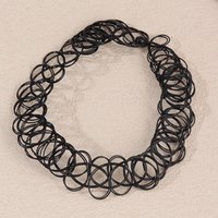 1PCS Hot Sell Vintage Hippy Stretch Tattoo Choker Necklace Elastic Chocker Necklace Fishing Line Tattoo Necklace