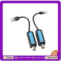 1Pair 10/100Mbps 1CH Passive IP Network Coaxial Transmitter Receiver Extender over Coax Stable Transmission for IP NVR Camera