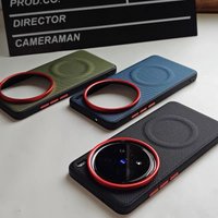 Magnetic Case For Vivo X200 Pro Mini X 200 Ultra X300 Pro Magnets Nylon Woven Matte Leather Skin-friendly Cover For Vivo X 200