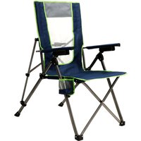 Oversized Portable Folding Rocking Camping Chair with Cup Holder, 300LB Capacity, Durable Armrests for Outdoor Travel