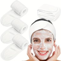 1pc Adjustable SPA Facial Headband for Women Soft Hair Band Face Washing Bathing Makeup Comfortable Practical Hair Accessories