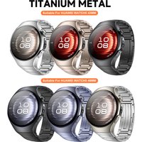 Luxury Titanium Strap for Huawei Watch 5 46MM No Gaps Metal Band for Huawei Watch 5 42mm Business Quick Release Band