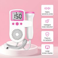 3.0MHz Doppler Fetal Heartbeat Monitor No Radiation Ultrasonic Baby Heart Rate For Pregnant Women Baby Heartbeat Monitor