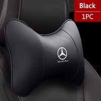 Leather Accessories For Mercedes Benz AMG W204 W205 W203 W211 W212 W213 W210 W124 Car Seat Neck Pillow Headrest Rest Cushion