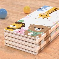 New Baby Folding Crawling Activity Mat Kids Cartoon Waterproof Crawling Game Carpet Double-sided Children's Carpet Soft Foam Pad
