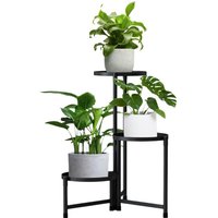 Modern DIY Metal Planter Stand Plant Pots 3Layer Flower Stand for Indoor Outdoor Home Decor