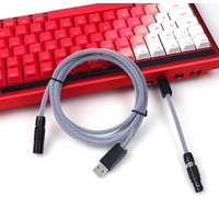 【LANO】Mini Xlr/FGG aviator Connector Keyboard Usb c Cable for Mechanical Gaming Keyboard Accessories Keyboard Aviation Plug Cabl