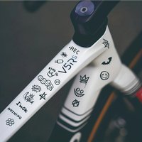 AliExpress NONE Bicycle Frame Full Set Of 22 Pieces; Suitable For Mountain Bike Road Bike Frame Stickers