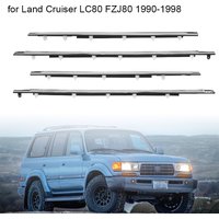 4Pcs Window Moulding Trim For Toyota Land Cruiser LC80 FZJ80 1990-1998 for Lexus LX450 1990-1998 Weatherstrip Seal 75710-60021