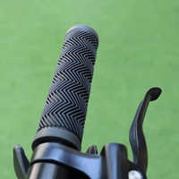 AliExpress NONE Bike Handlebar Handle Hand Grips MTB Mountain Bicycle Scooter Black Soft Rubber Bicycle Replacement Accesseries 22.2-25.4mm