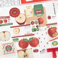20PCS Fresh Store Series Ingredients Sticker Material Pack Qingxin Japanese Cuisine Student Handbag DIY Base Decoration