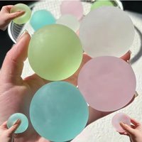 Blue Maltose Squishy Toys Anti Stress Sensory Fidgets Toy Soft Simulated Transparent Blue Maltose Slow-rebound Decompression