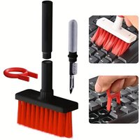 5-In-1 Keyboard Cleaning Kit Laptops Cleaner With Keycap Puller Multifunctional Keyboard Brush Cleaning Set For Desktop Computer