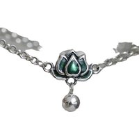 New 925 Sterling Silver Anklet Personality Charm Geometric Shape Woman Anklet Birthday Party Gift Exquisite Jewelry Accessories