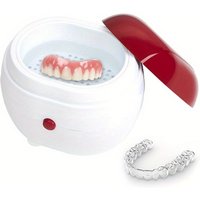 Automatic Denture Cleaning Box with Filter: A Portable Ring Cleaner for Dentures, Braces, and Braces