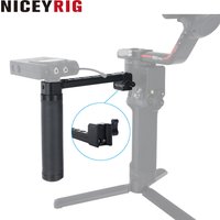 NICEYRIG Side Handle Grip for DJI RS4/RS4 Pro/RS3/RS3 Pro/RS2/RSC2 Gimbal Stablilizer Support Leather Handgrip with Extension