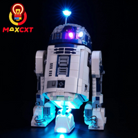 MAXCXT LED Light Set For LEGO Star Wars 75379 R2-D2 DIY Decorative Lamp With Battery Box Not Include Lego Building Blocks