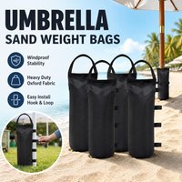 Upgrade 4PC durable windproof sandbags, outdoor sunshade tents, rain shelter frame fixed sandbags, 600D Oxford cloth, sandbags