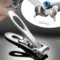 1pc Stainless Steel Nail Clippers Sharp Precise Edges for Fingernails And Toenails Thick Nail Trimmer Sleek Modern Design