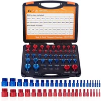 New Nut and Screw Thread Checker, Gongzi Gauge, Metric and British 52-piece Set