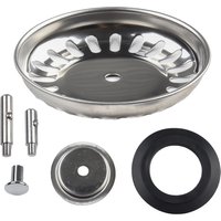 1pc Stainless Steel Waste Plug Bath Tubs Basin Sink Strainer Replacement Bathroom Supplies Kitchen Supplies Tool 80mm/82mm/84mm