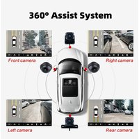 Car Rearview Panoramic Camera with 360° 1080P HD Night Vision for Android Player